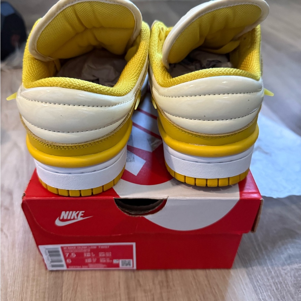 Nike Yellow and White Sneakers - Picture 4 of 5